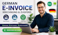 create german xrechnung zugferd en16931 e invoice XML PDF b2b vat datev rules