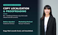 do copy proofreading and localization in traditional chinese