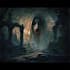 draw dark art illustration with engraving style