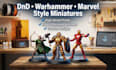 sculpt 3d model dnd marvel miniature warhammer table top figurine 3d printing