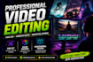 do professional video editing in low price