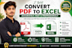 convert PDF excel accurately
