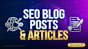 write SEO optimized blog posts and articles for your website