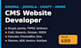 build a cms website with drupal joomla strapi magento or any cms platform