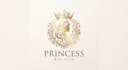 design a beautiful and elegant princess logo
