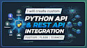 create python api, rest api integration and custom backend