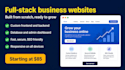 build a full stack business website