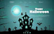 design wix halloween event website party event booking website