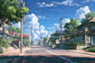 do anime background and environment art