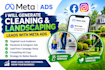 generate cleaning and landscaping leads with meta ads