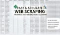 scrape any website using python and export clean excel data