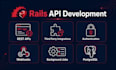 develop and integrate ruby on rails rest apis