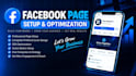 facebook business page setup and optimization