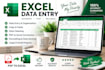 do excel data entry data cleaning and PDF to excel conversion