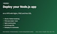 deploy your node js app on a vps with nginx pm2 and free SSL