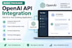integrate openai API into your web or mobile application