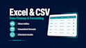 clean and format your excel or CSV data
