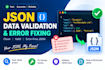 validate and fix your json data errors