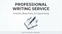 write professional articles,blog posts as well copy writing