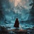 create an epic fantasy book cover art