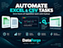 automate excel and CSV tasks with python