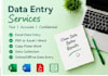 handle accounting, invoice entry, data entry and excel tasks