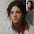 create a professional digital character portrait