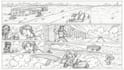 create 25 storyboard frames for comic animation film comic book