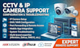 setup configure and troubleshoot IP camera and analog cctv systems