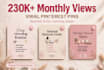 create aesthetic viral pinterest pins in all niches
