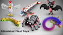 create custom flexi 3d printable toys