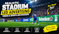 do stadium ads, led perimeter boards stadium billboard, arena led animation