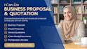 make professional business proposals and prepare quotations