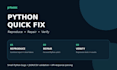 fix your python script bug and add regression tests