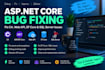 fix aspdotnet core web API csharp and react bugs