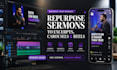 repurpose church sermons into reels, excerpts and carousel content