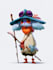 draw 2d game character illustration