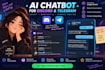 develop ai based chatbots for telegram, discord and websites