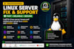 fix linux server and system issues