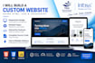 build a responsive HTML CSS javascript website