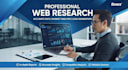 do professional web research, market research, and data collection