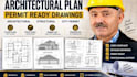 architectural plan architectural permit drawing stuctural engineer city permit