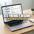 write an ats friendly resume for students and freshers