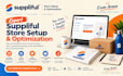 design supliful product label, supliful product upload, supliful shopify website