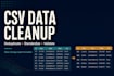 clean deduplicate and standardize your CSV data