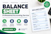 prepare financial statements and balance sheet