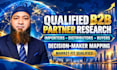 qualify b2b partners and map key decision makers