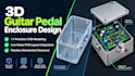 do guitar pedal enclosure design, pcb layout integration, and 3d modeling