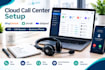 setup ringcentral, aircall, dialpad, or cloud call center for business