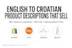 translate product description eng to cro